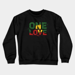 ONE LOVE // Grunge Crewneck Sweatshirt